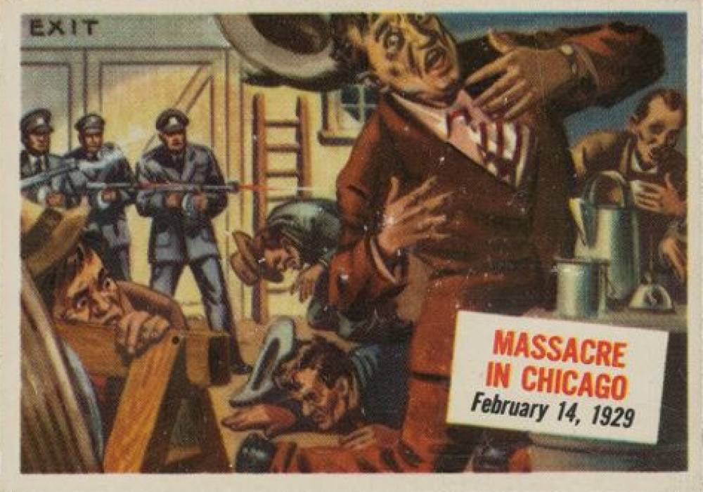 1954 Topps Scoop Massacre in Chicago #42 Non-Sports Card