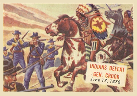 1954 Topps Scoop Indians defeat Gen. Crock #86 Non-Sports Card