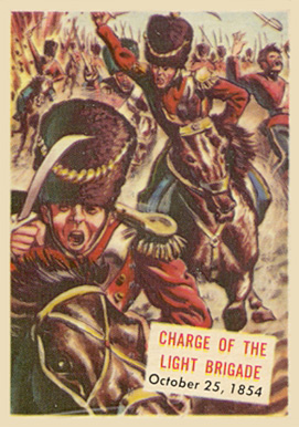 1954 Topps Scoop Charge of the light brigade #155 Non-Sports Card