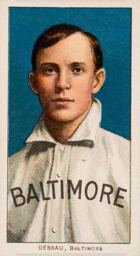 1909 White Borders Cycle 350 Dessau, Baltimore #127 Baseball Card