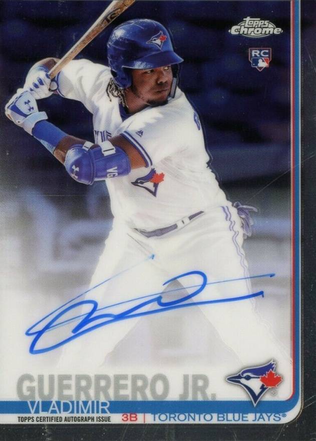 2019 Topps Chrome Rookie Autographs Vladimir Guerrero Jr. #RA-VGJ Baseball Card