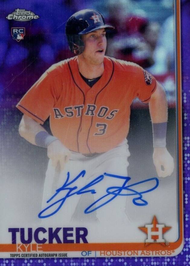 2019 Topps Chrome Rookie Autographs Kyle Tucker #RA-KT Baseball Card