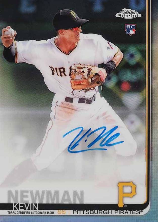 2019 Topps Chrome Rookie Autographs Kevin Newman #RA-KN Baseball Card