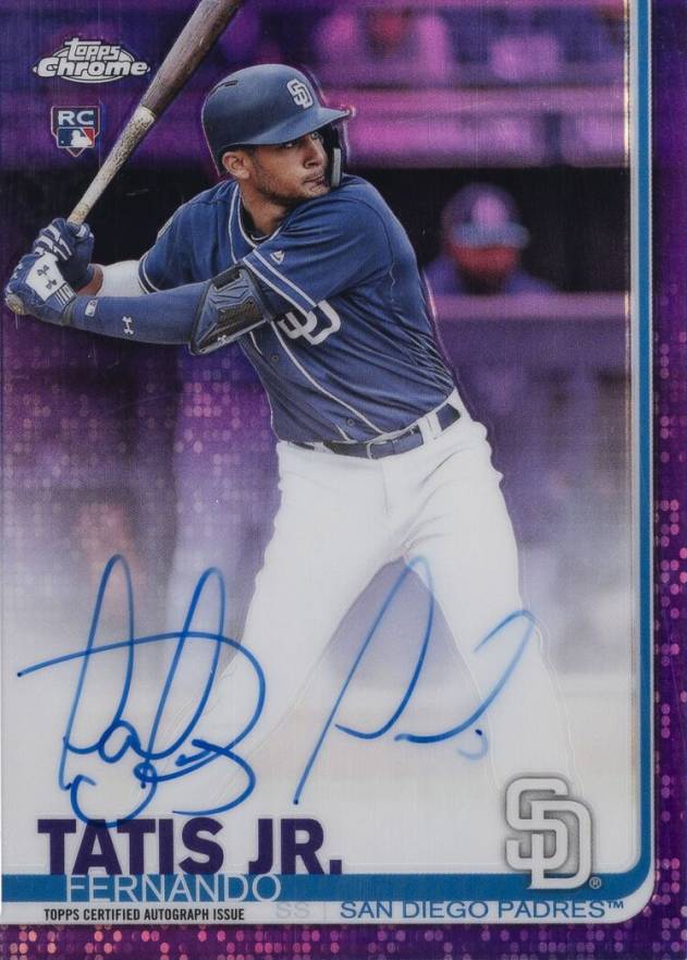 2019 Topps Chrome Rookie Autographs Fernando Tatis Jr. #RA-FT Baseball Card