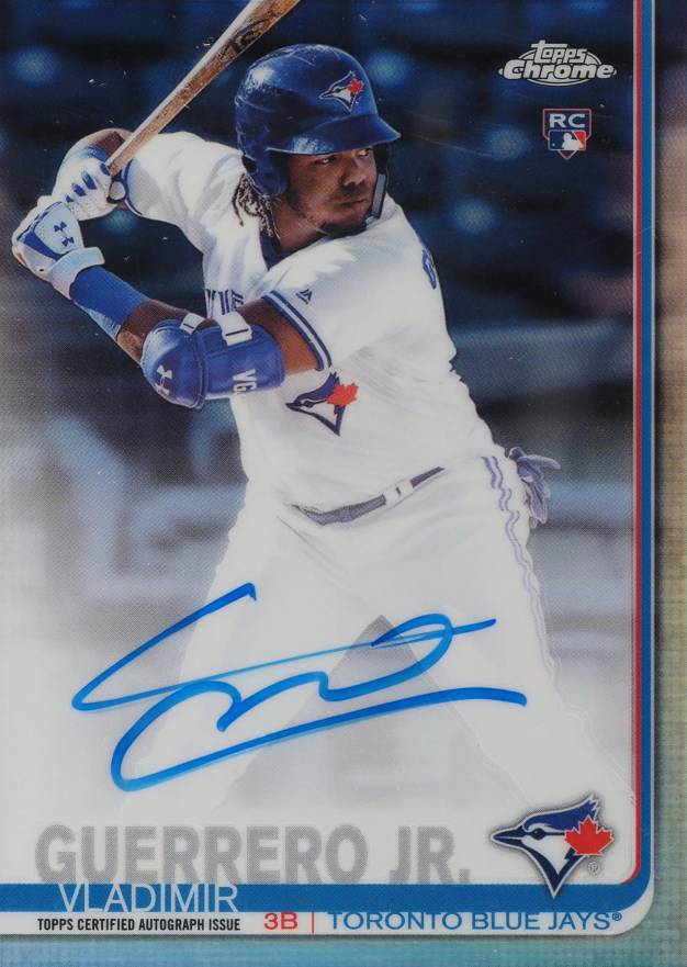 2019 Topps Chrome Rookie Autographs Vladimir Guerrero Jr. #RA-VGJ Baseball Card