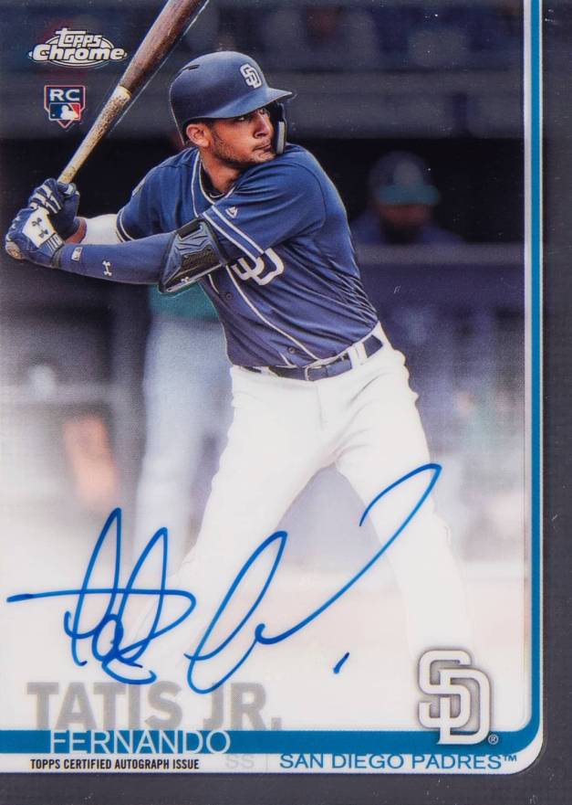 2019 Topps Chrome Rookie Autographs Fernando Tatis Jr. #RA-FT Baseball Card