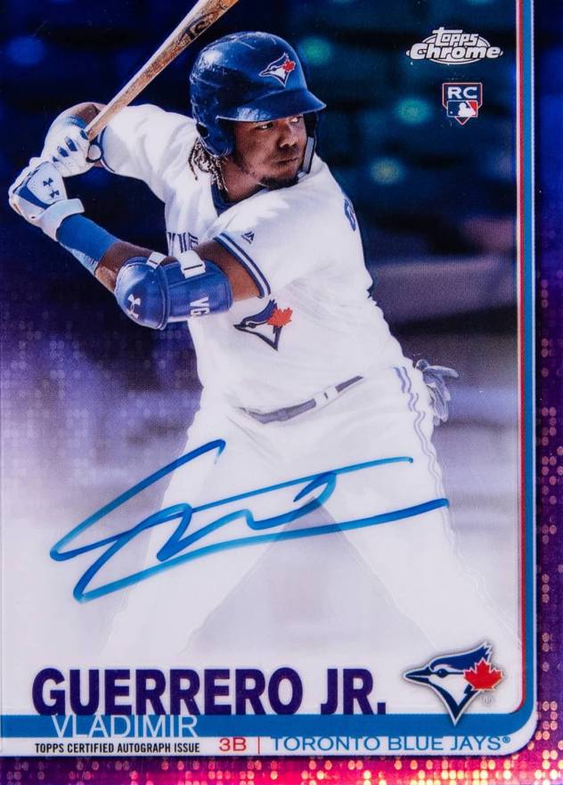 2019 Topps Chrome Rookie Autographs Vladimir Guerrero Jr. #RA-VGJ Baseball Card