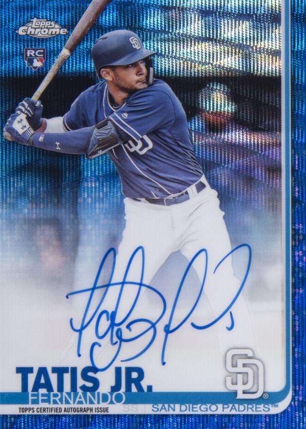 2019 Topps Chrome Rookie Autographs Fernando Tatis Jr. #RA-FT Baseball Card