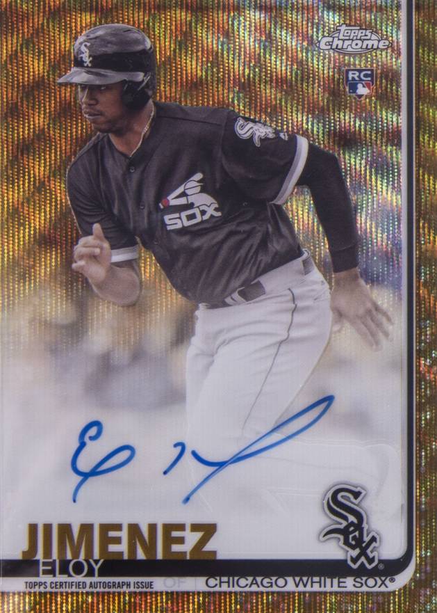 2019 Topps Chrome Rookie Autographs Eloy Jimenez #RA-EJ Baseball Card