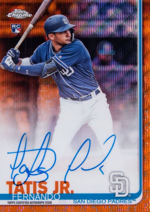 2019 Topps Chrome Rookie Autographs Fernando Tatis Jr. #RA-FT Baseball Card