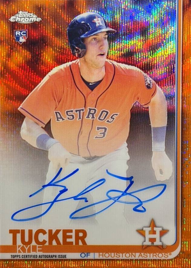 2019 Topps Chrome Rookie Autographs Kyle Tucker #RA-KT Baseball Card