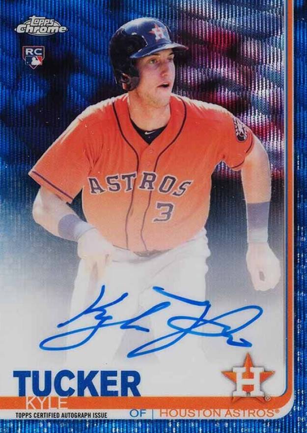 2019 Topps Chrome Rookie Autographs Kyle Tucker #RA-KT Baseball Card