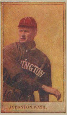 1910 Strip Card Walter Johnston # Baseball Card