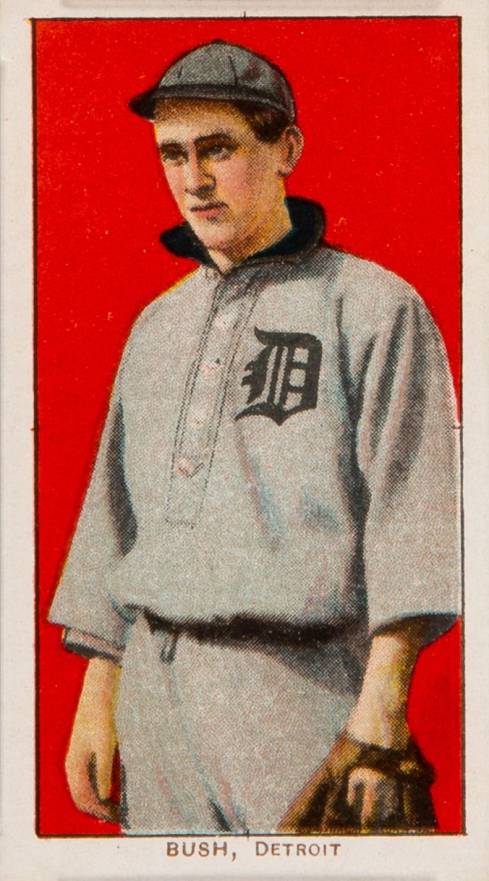 1909 White Borders Cycle 350 Bush, Detroit #65 Baseball Card