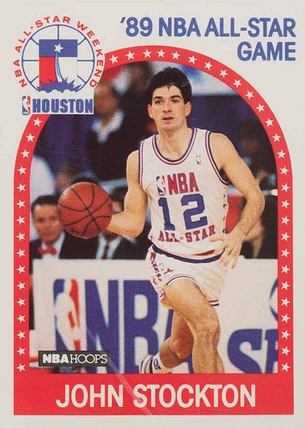 1989 Hoops All-Star Panels John Stockton #297 Basketball Card