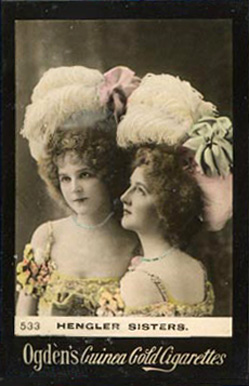 1901 Ogden's Ltd. Guinea Gold Hengler Sisters #533 Non-Sports Card