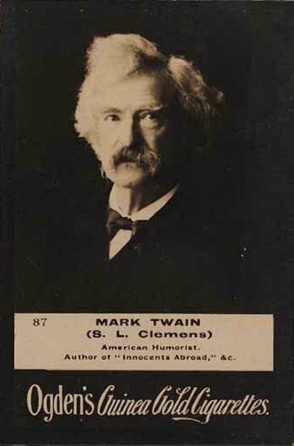 1901 Ogden's Ltd. Guinea Gold Mark Twain #87 Non-Sports Card