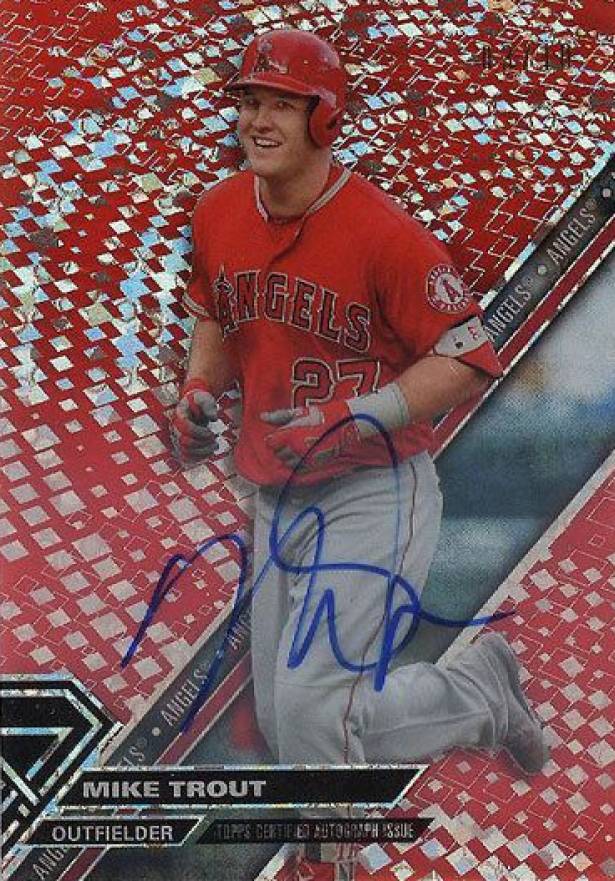 2017 Topps High Tek Mike Trout #MT Baseball Card