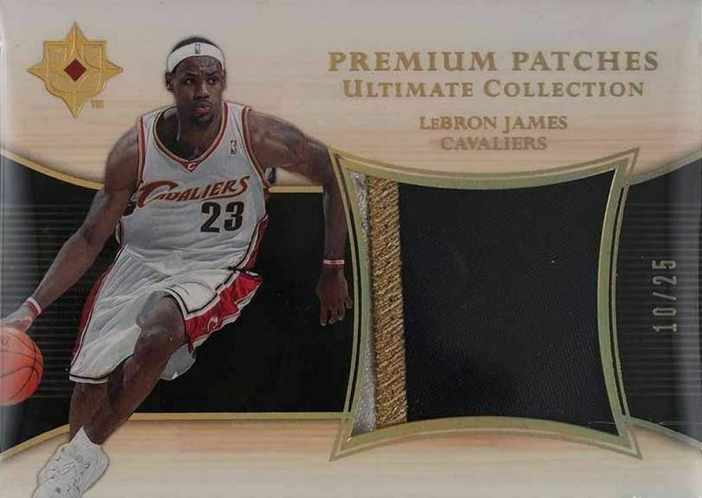 2005 Upper Deck Ultimate Collection Premium Patches LeBron James #PP-LJ Basketball Card