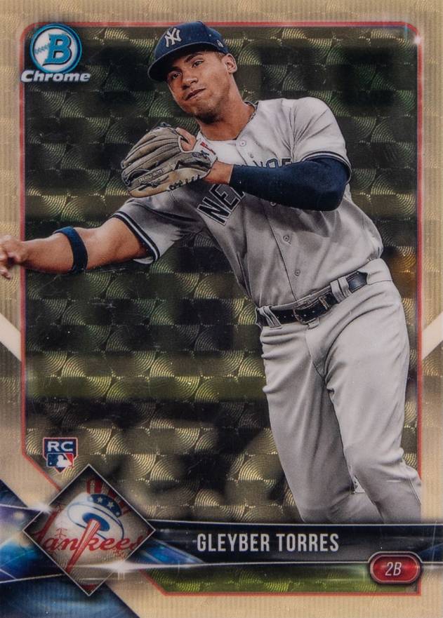 2018 Bowman Chrome Gleyber Torres #83 Baseball Card