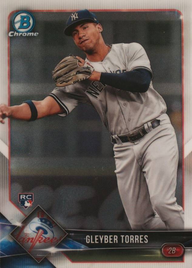 2018 Bowman Chrome Gleyber Torres #83 Baseball Card