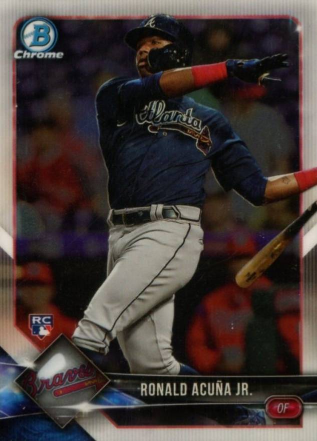 2018 Bowman Chrome Ronald Acuna Jr. #40 Baseball Card