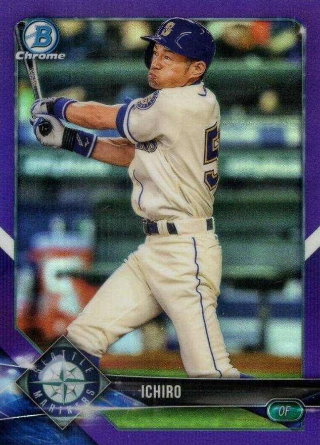 2018 Bowman Chrome Ichiro Suzuki #67 Baseball Card