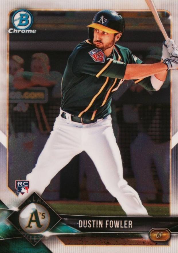 2018 Bowman Chrome Dustin Fowler #80 Baseball Card