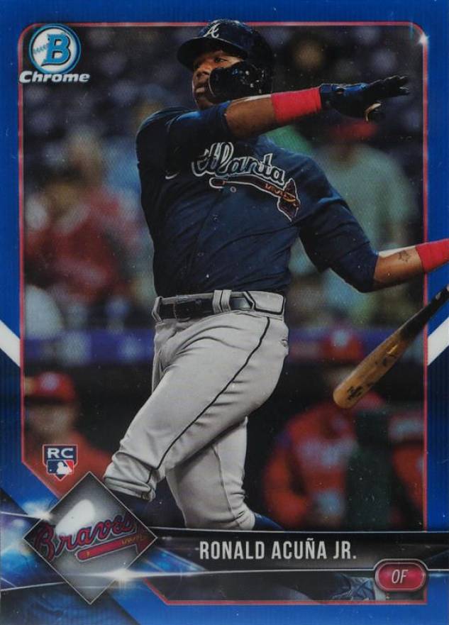 2018 Bowman Chrome Ronald Acuna Jr. #40 Baseball Card