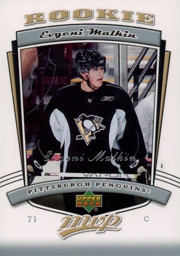 2006 Upper Deck MVP Evgeni Malkin #303 Hockey Card