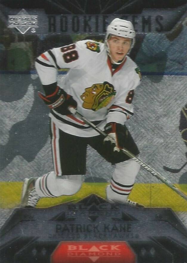 2007 Upper Deck Black Diamond Patrick Kane #200 Hockey Card