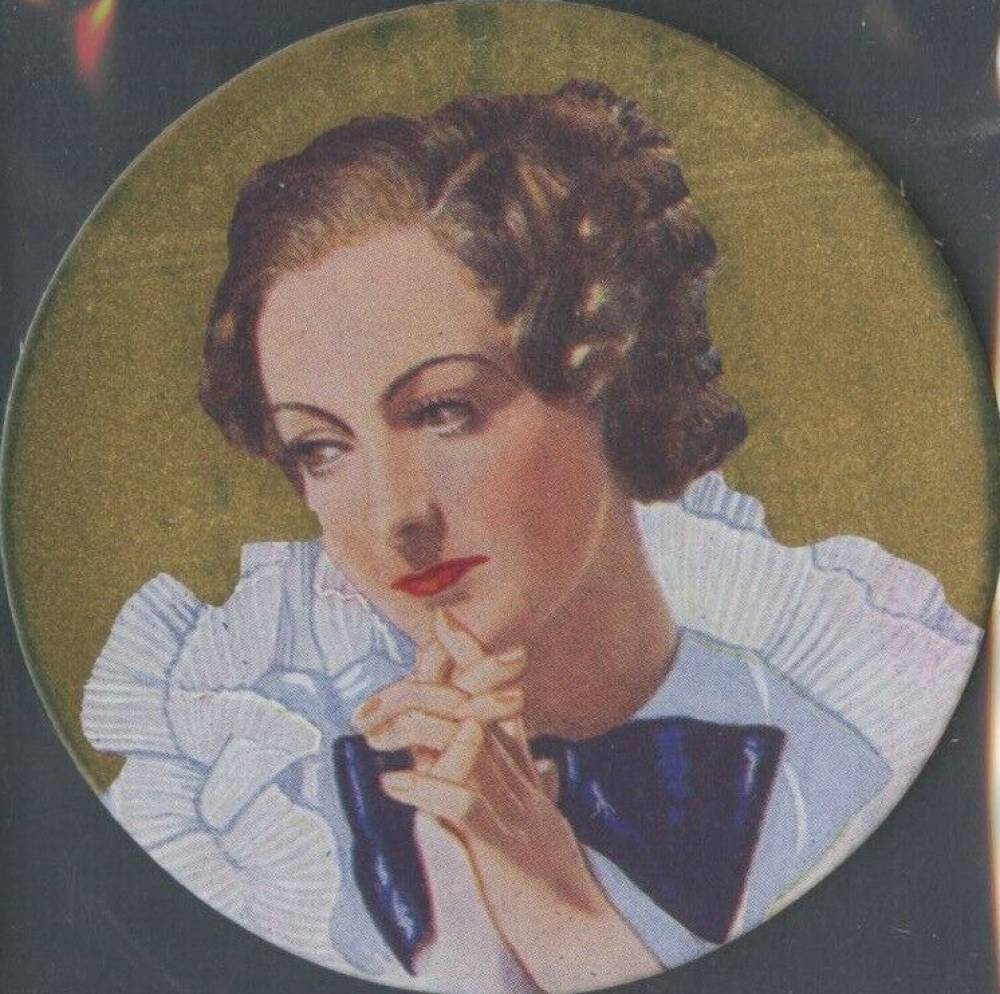 1939 Rothmans Ltd. Beauties of the Cinema-Round Joan Crawford # Non-Sports Card