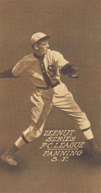 1912 Zeenut Fanning # Baseball Card