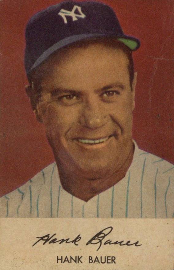 1953 Briggs Meats Hank Bauer # Baseball Card