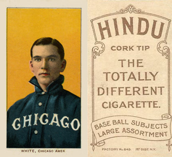 1909 White Borders Hindu-Brown White, Chicago Amer. #505 Baseball Card