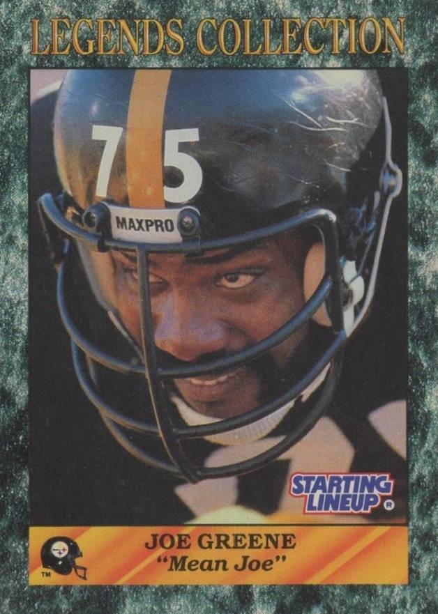 1989 Kenner Starting Lineup Legends Collection Joe Greene # Football Card