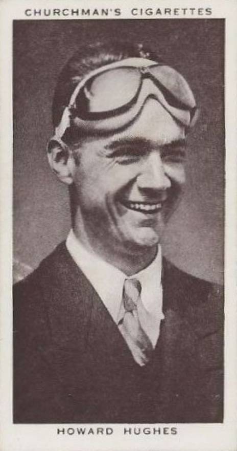 1939 W.A. & A.C. Churchman Kings of Speed Howard Hughes #6 Other Sports Card