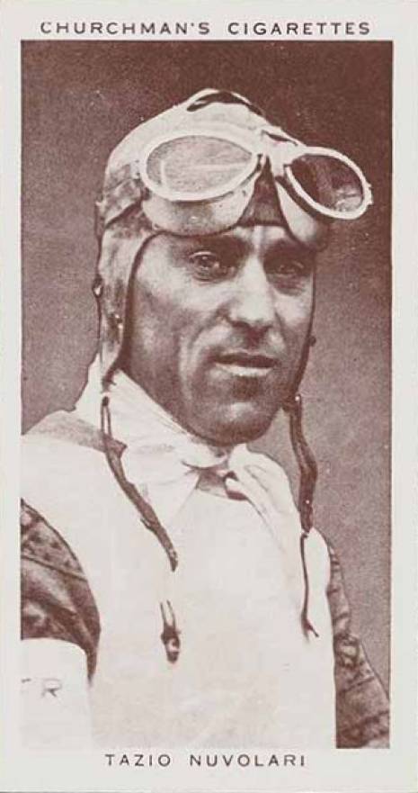 1939 W.A. & A.C. Churchman Kings of Speed Tazio Nuvolari #21 Other Sports Card