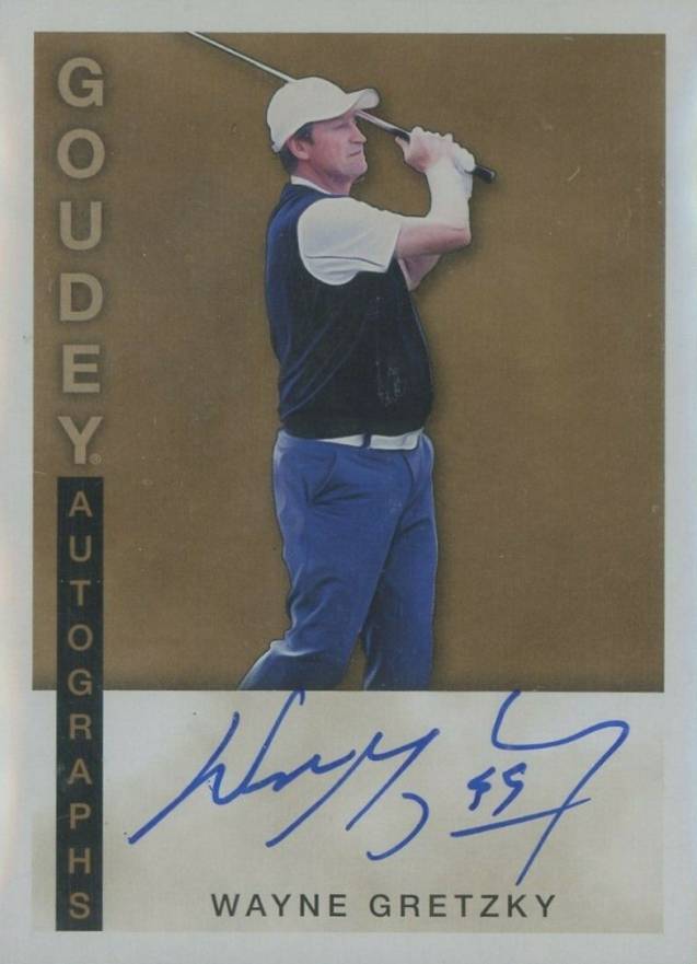 2015 Goodwin Champions Goudey Autograph Wayne Gretzky #GAWG Hockey Card