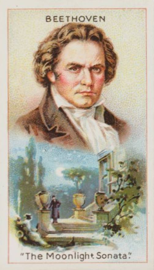 1924 J. Millhof & Co. Men if Genius Ludwig Beethoven #4 Non-Sports Card