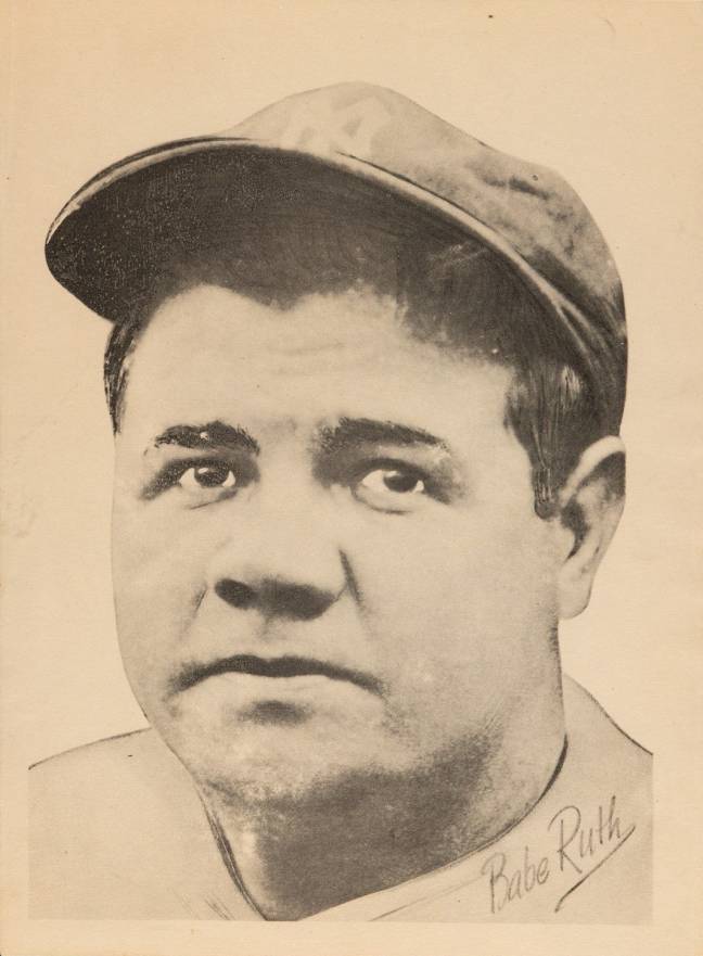 1949 Leaf Premiums Babe Ruth # Baseball Card