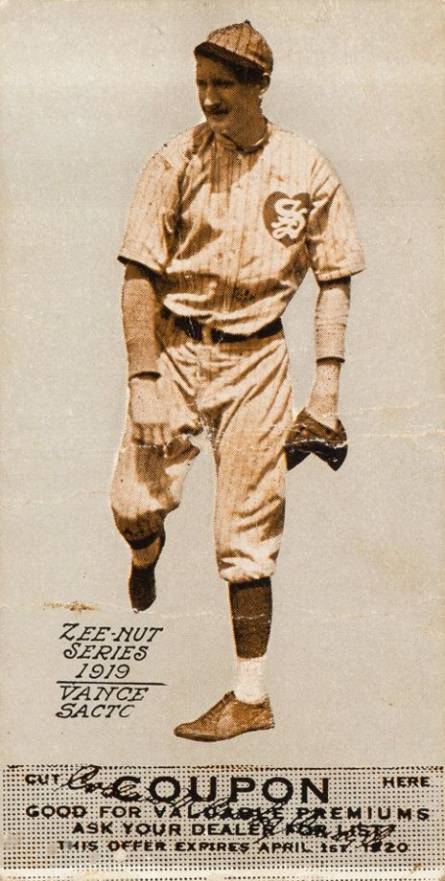 1919 Zeenut Dazzy Vance # Baseball Card