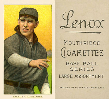 1909 White Borders Lenox-Black Lake, St. Louis Amer. #274 Baseball Card