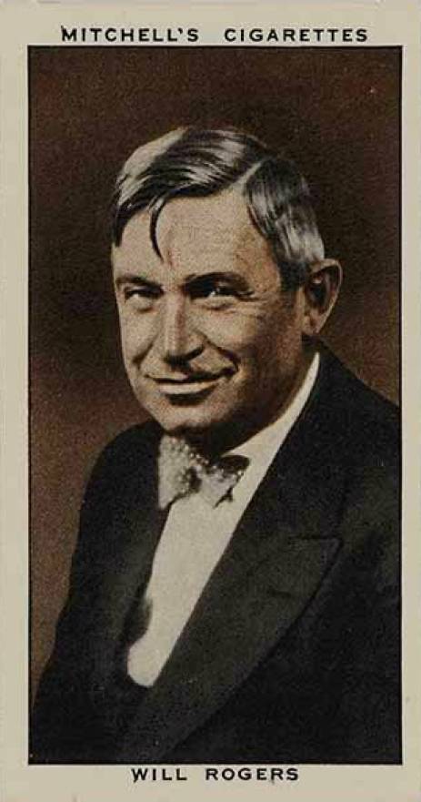 1936 Mitchell & Son Gallery of 1935 Will Rogers #23 Non-Sports Card