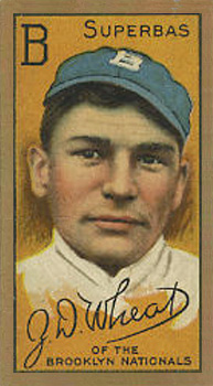 1911 Gold Borders Hindu Zach Wheat #210 Baseball Card