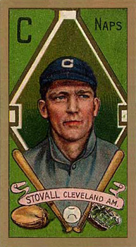 1911 Gold Borders Hindu George Stovall #194 Baseball Card