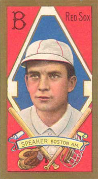 1911 Gold Borders Hindu Tris Speaker #189 Baseball Card