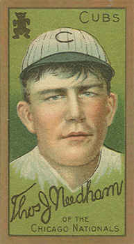 1911 Gold Borders Hindu Thomas J. Needham #156 Baseball Card