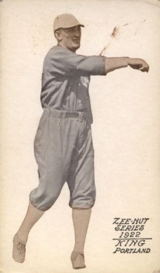 1922 Zeenut  King # Baseball Card