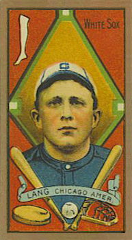 1911 Gold Borders Hindu Frank Lang #115 Baseball Card